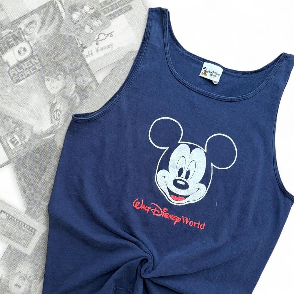 Vintage Walt Disney World Mickey Mouse Graphic Tank Top